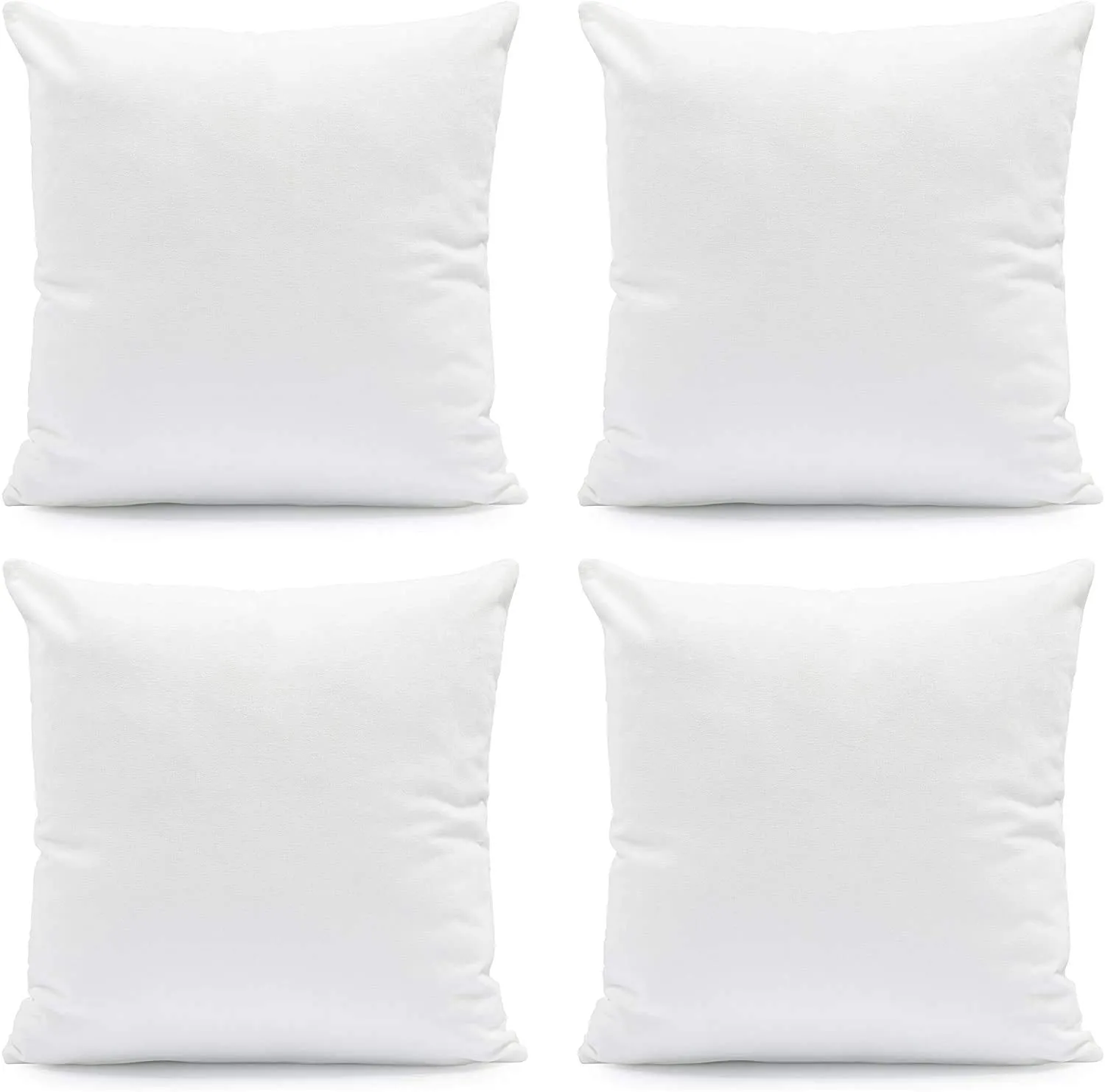 4-Pack Bed Couch Sofa Pillows -Indoor Decorative Cushion
