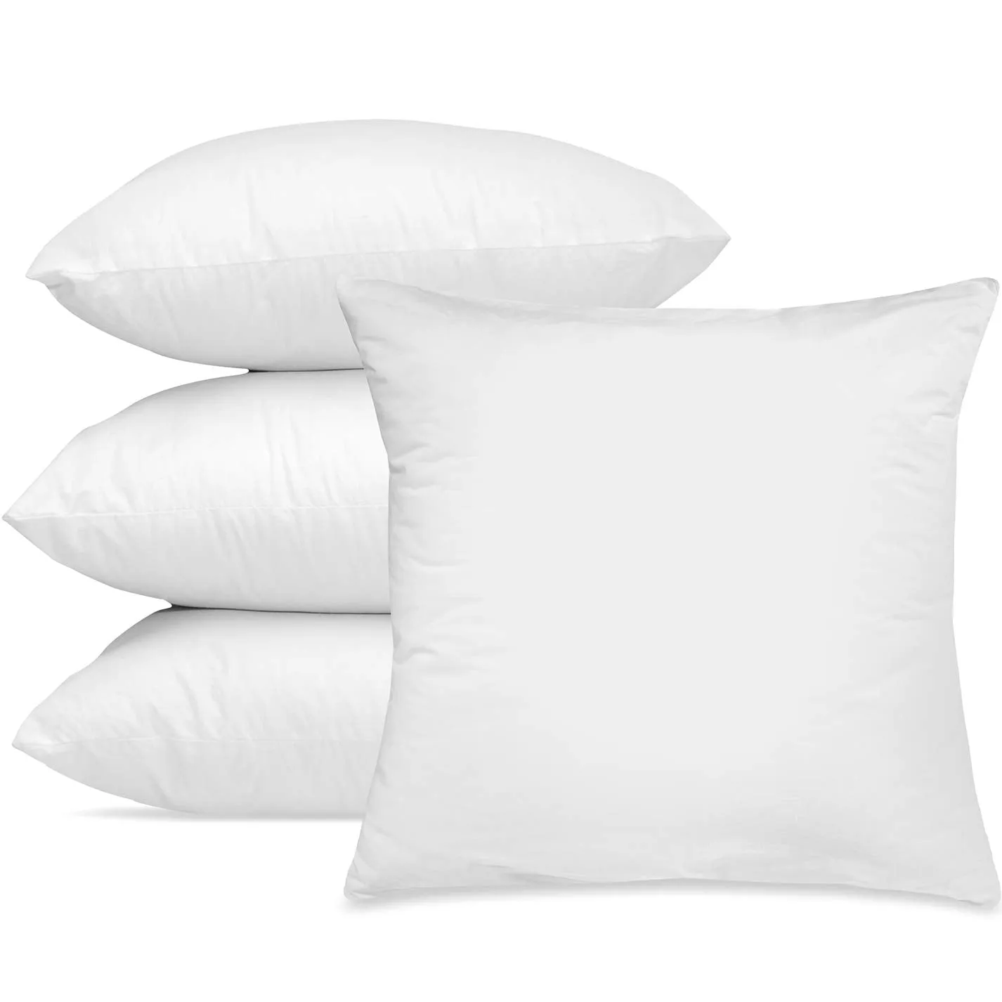 4-Pack Bed Couch Sofa Pillows -Indoor Decorative Cushion