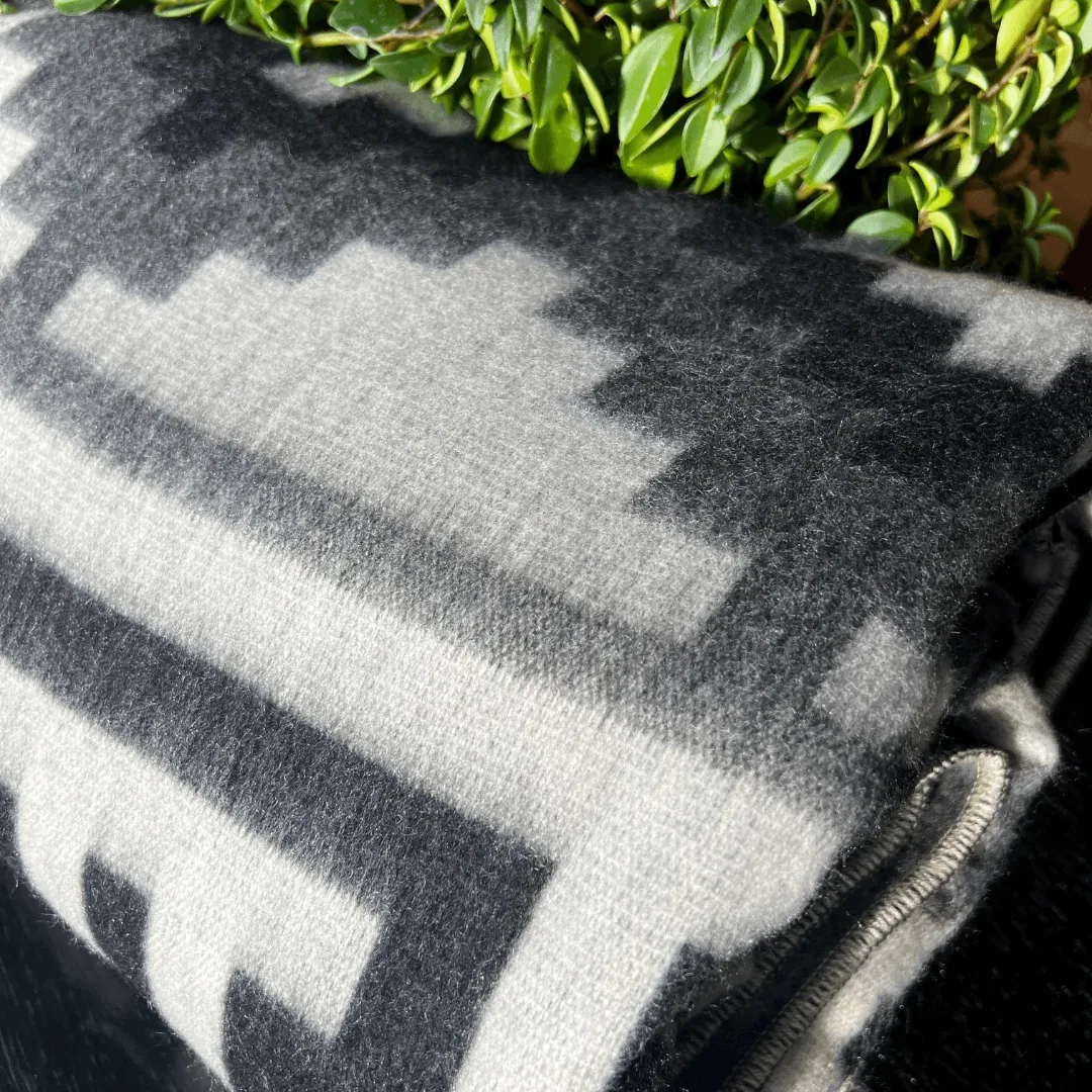 50 Shades of Grey Large Alpaca Blanket