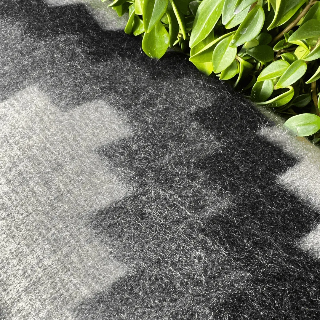 50 Shades of Grey Large Alpaca Blanket