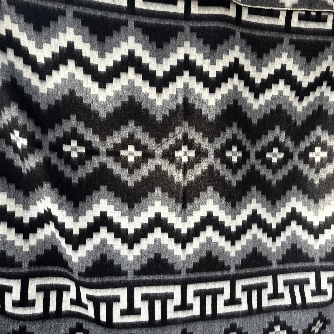 50 Shades of Grey Large Alpaca Blanket