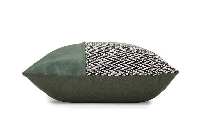 Abstract Contemporary Throw Pillows for Living Room, Green Decorative Throw Cushions for Couch, Large Modern Sofa Throw Pillows