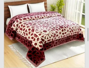 ALCITIC HOME Soft Fabric Touch Luxurious Imported Double Bed Double ply Blanket for Winters (Multicolor-01)