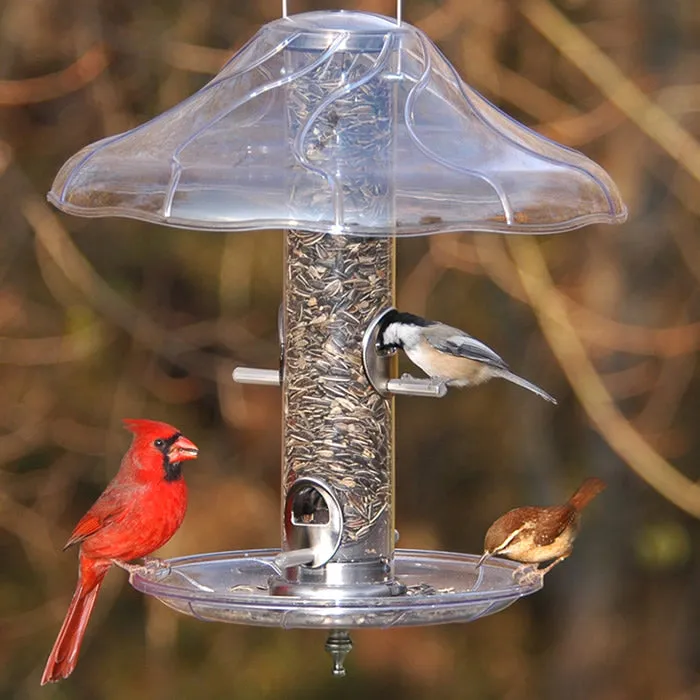 Aspects Brushed Nickel Tube Feeder Set