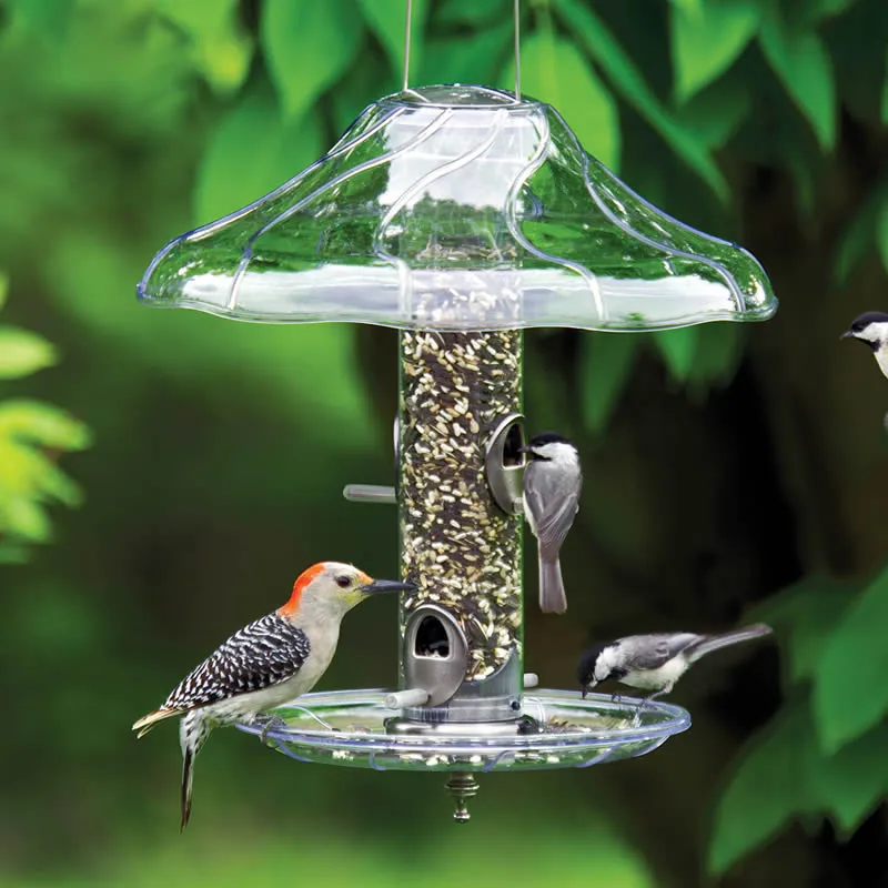 Aspects Brushed Nickel Tube Feeder Set
