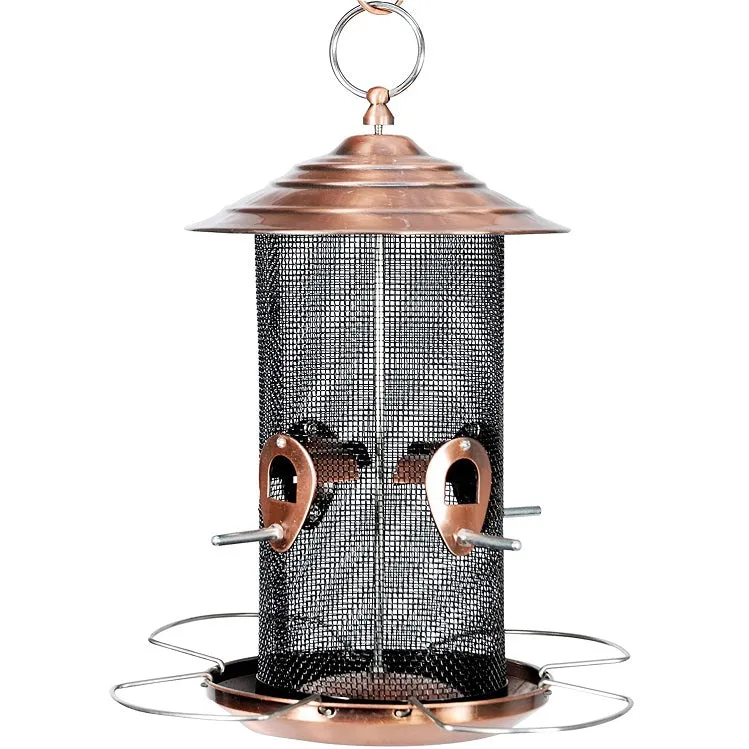 Audubon Brushed Copper Screen Bird Feeder 23838