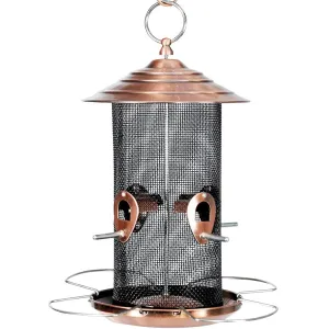 Audubon Brushed Copper Screen Bird Feeder 23838