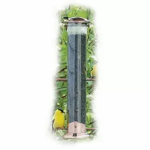 Brushed Copper Nyjer Finch Bird Feeder
