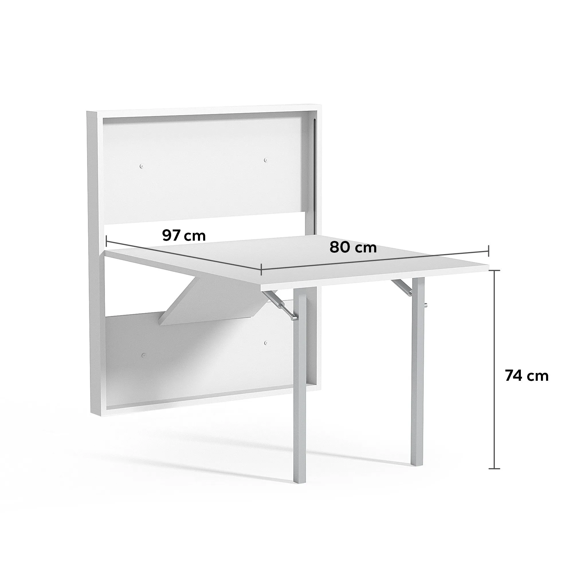 Capsule Folding King Single Wall Bed Optional Table