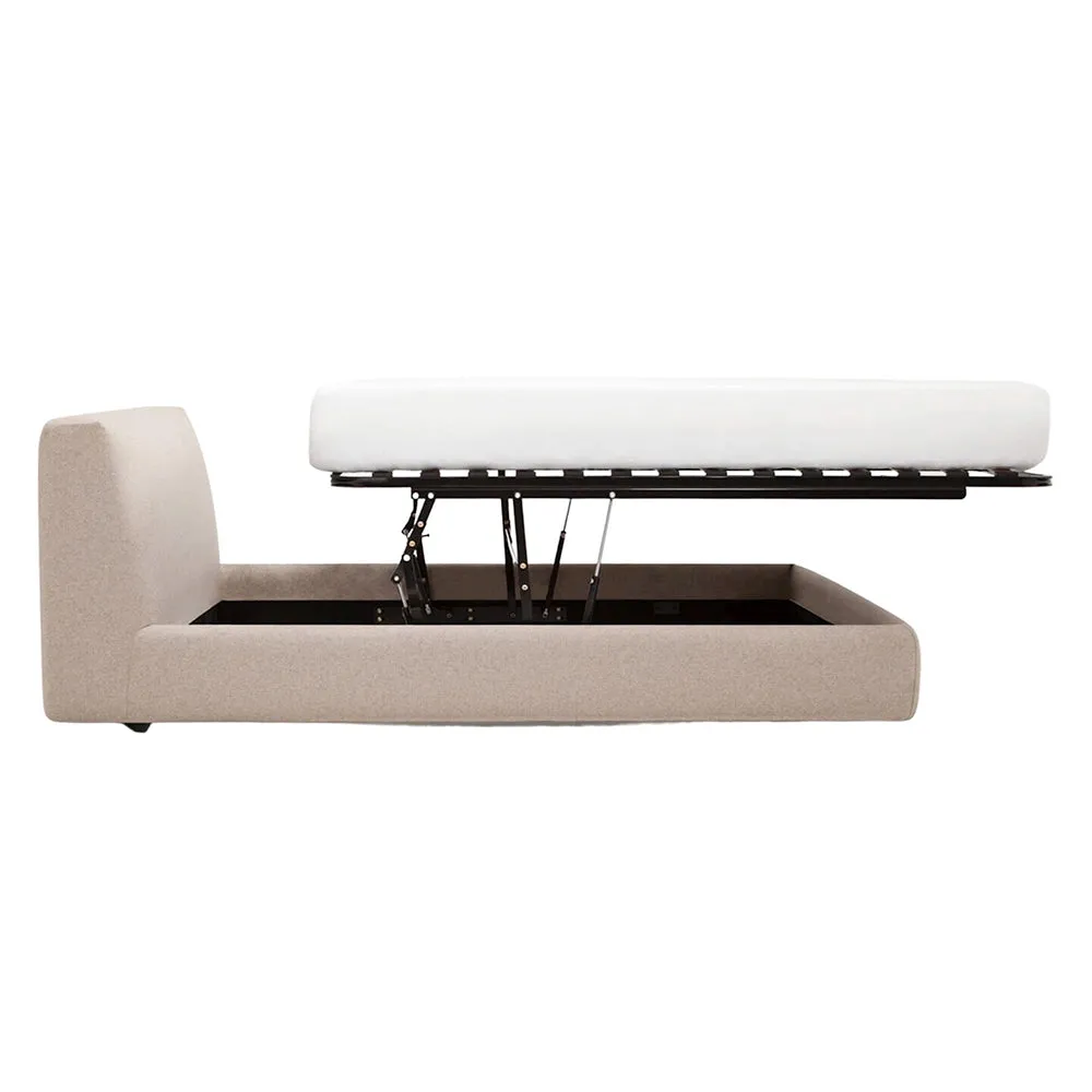 Cello Upholstered Storage Bed - Fabric