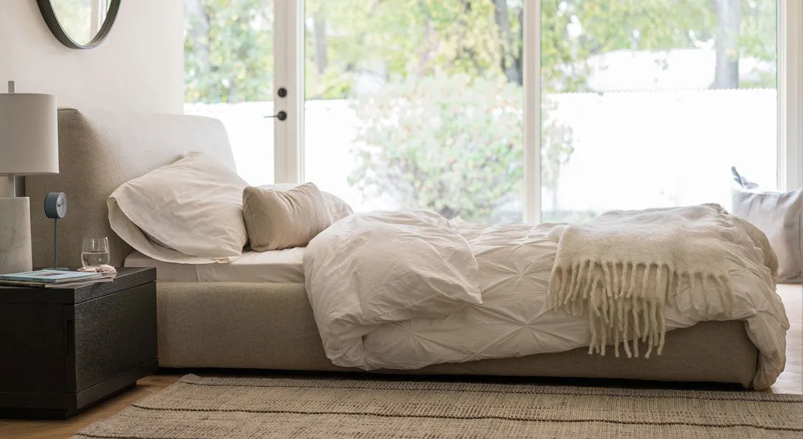 Cello Upholstered Storage Bed - Fabric