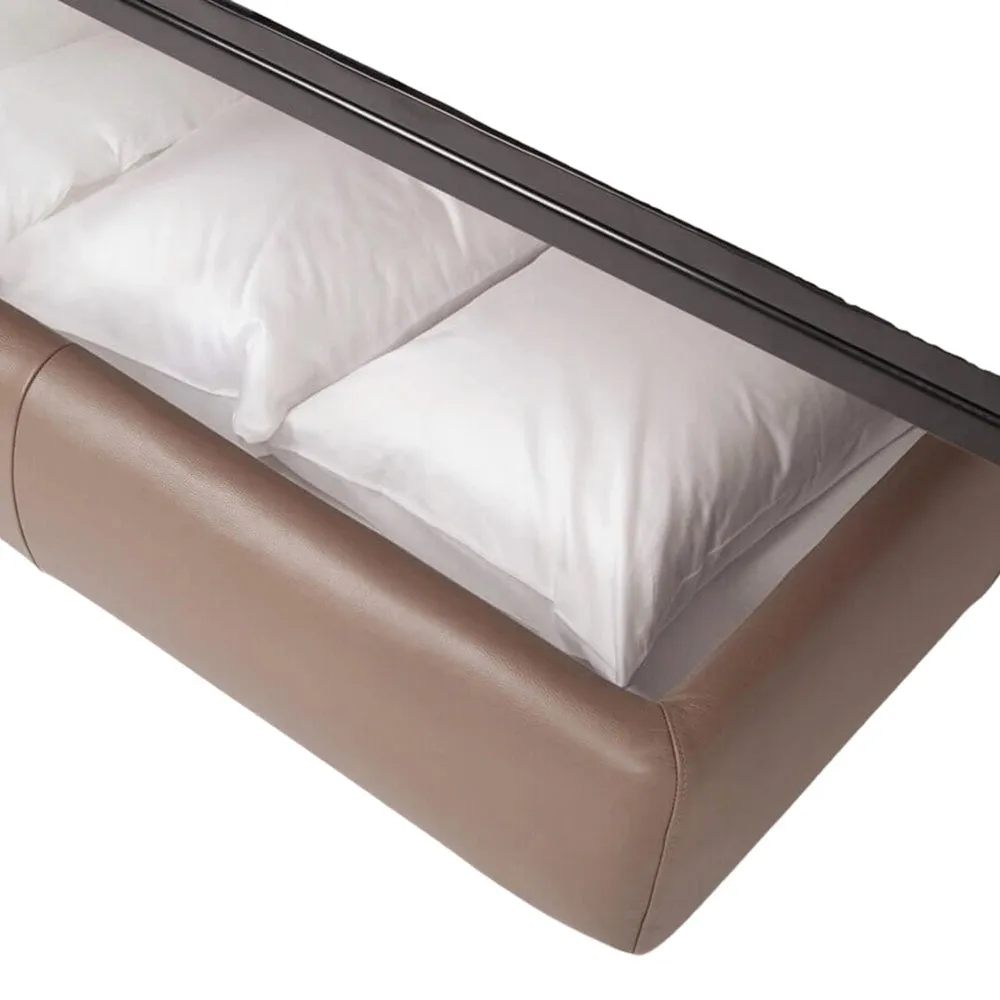 Cello Upholstered Storage Bed - Leather