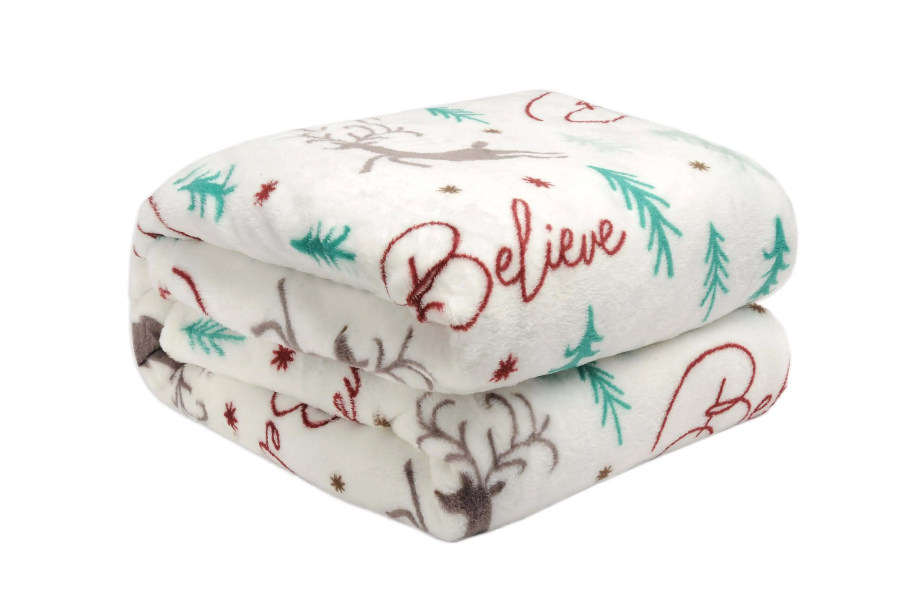 CHRISTMAS CHEER PLUSH THROW BLANKETS by Kathy Ireland
