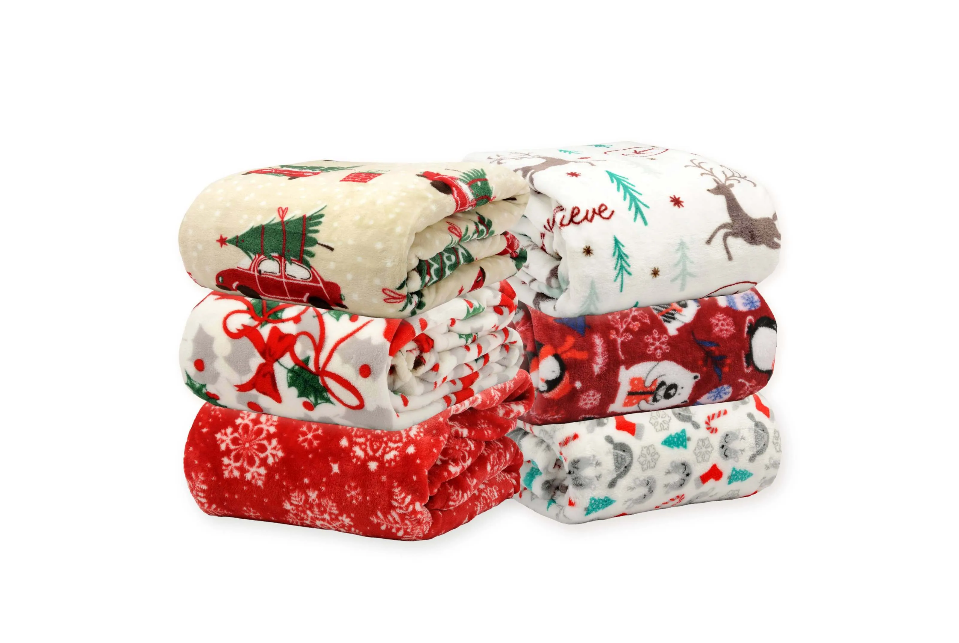 CHRISTMAS CHEER PLUSH THROW BLANKETS by Kathy Ireland