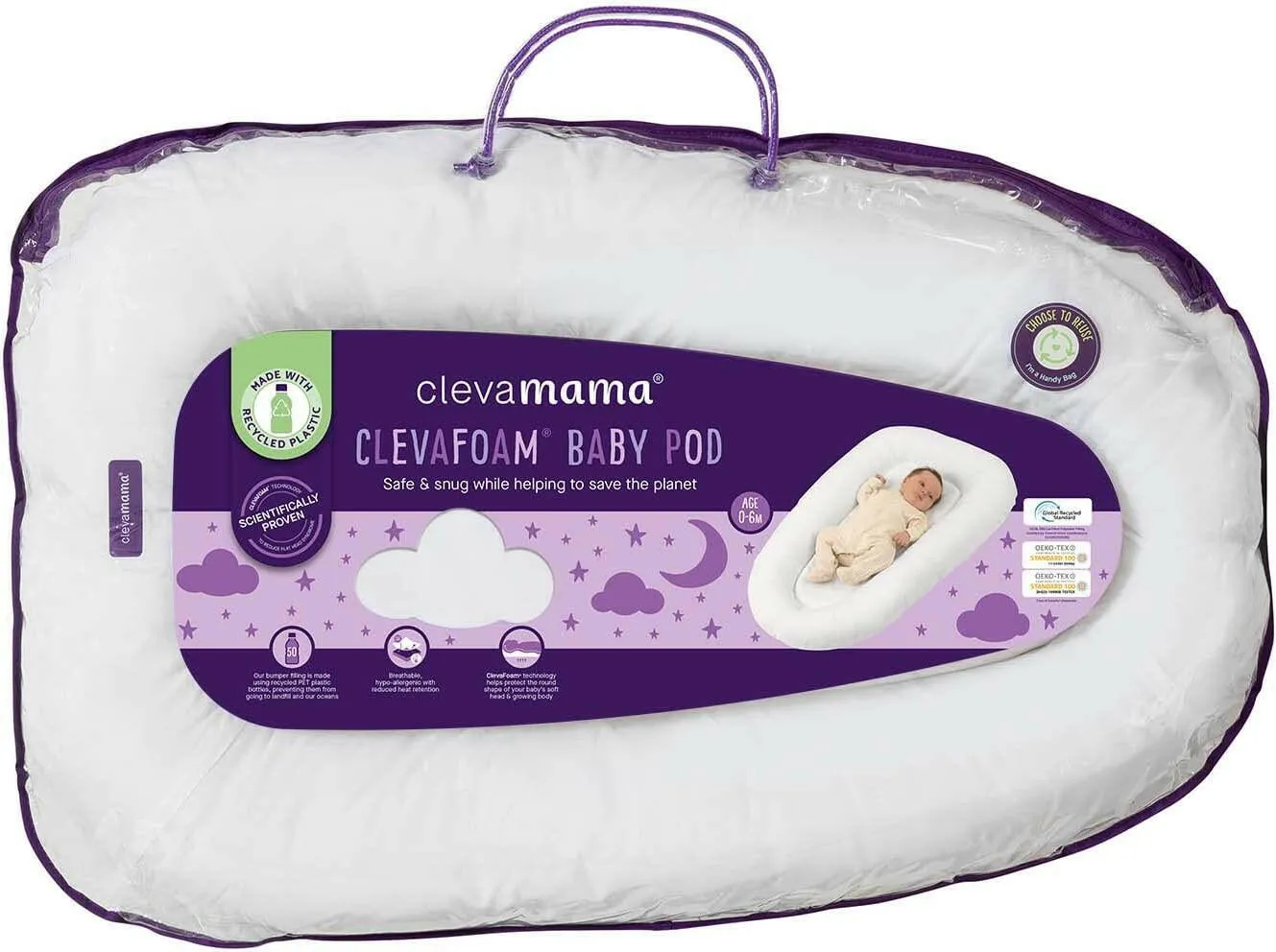 Clevamama Infant Pillow -(0-6m)