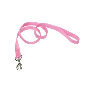 Coastal Single-Ply Dog Leash, Light Pink 5/8 x 6'