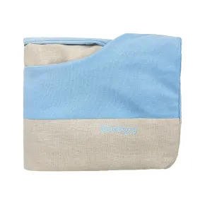 Color-block Linen Blend Dog Bed Cover