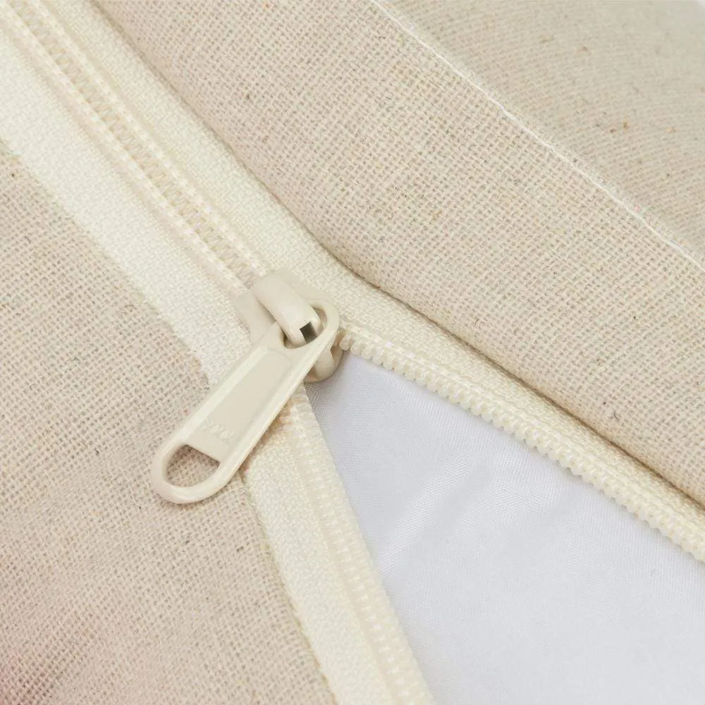 Color-block Linen Blend Dog Bed Cover