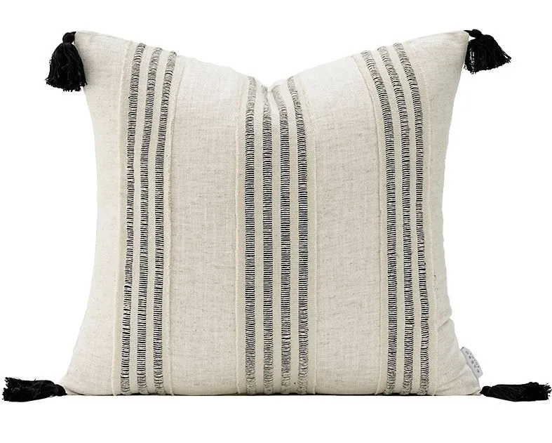 Contemporary Modern Sofa Pillows for Bedroom, Simple Decorative Throw Pillows, Large Throw Pillow for Interior Design, Large Square Modern Throw Pillows for Couch
