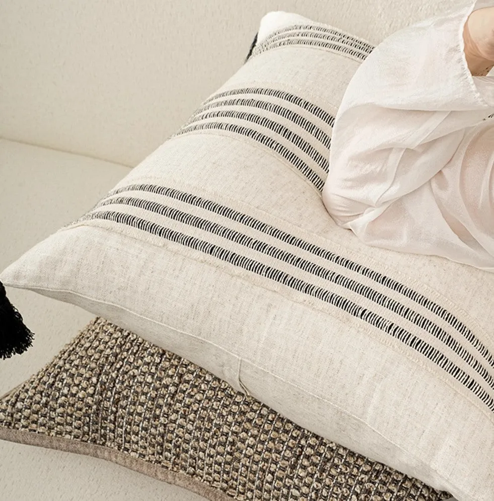 Contemporary Modern Sofa Pillows for Bedroom, Simple Decorative Throw Pillows, Large Throw Pillow for Interior Design, Large Square Modern Throw Pillows for Couch