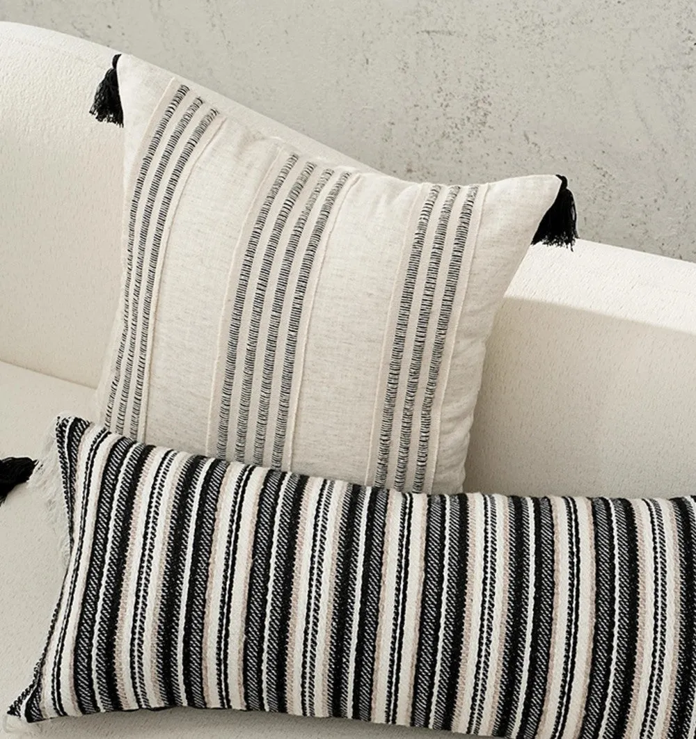 Contemporary Modern Sofa Pillows for Bedroom, Simple Decorative Throw Pillows, Large Throw Pillow for Interior Design, Large Square Modern Throw Pillows for Couch