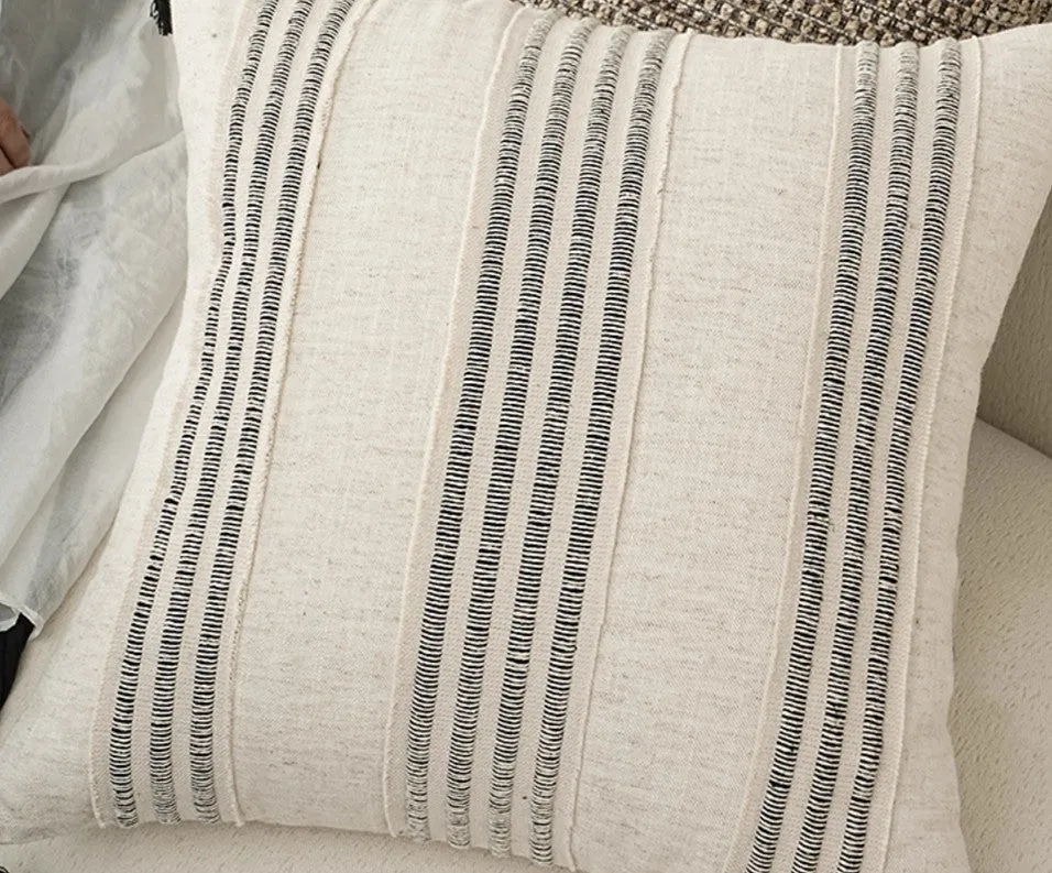 Contemporary Modern Sofa Pillows for Bedroom, Simple Decorative Throw Pillows, Large Throw Pillow for Interior Design, Large Square Modern Throw Pillows for Couch
