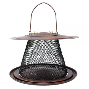 Copper Collapsible Mesh Feeder with Tray