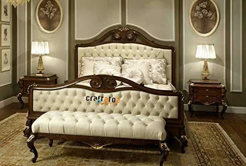 Craftatoz King Size Bed with Storage Perfect for Bed Room