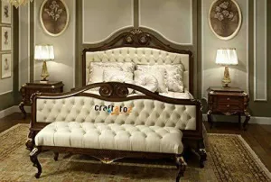 Craftatoz King Size Bed with Storage Perfect for Bed Room