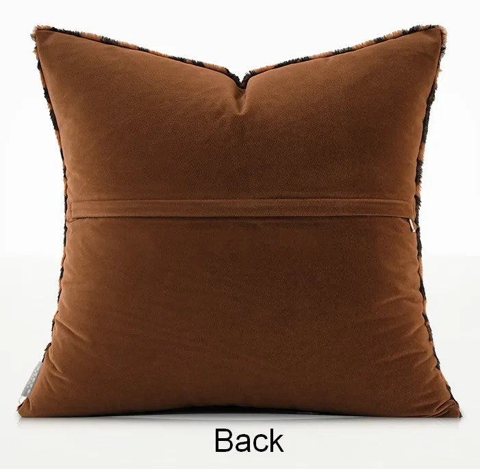 Decorative Pillow Covers, Brown Modern Pillows for Couch, Abstract Decorative Throw Pillows for Living Room, Large Modern Sofa Pillow Cases