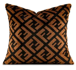 Decorative Pillow Covers, Brown Modern Pillows for Couch, Abstract Decorative Throw Pillows for Living Room, Large Modern Sofa Pillow Cases