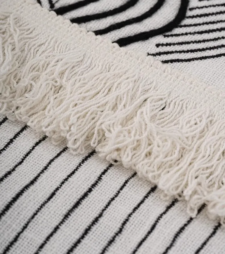 Decorative Throw Pillows for Bedroom, Large Throw Pillow for Interior Design, Ethnic Square Modern Throw Pillows for Couch, Contemporary Modern Sofa Pillows