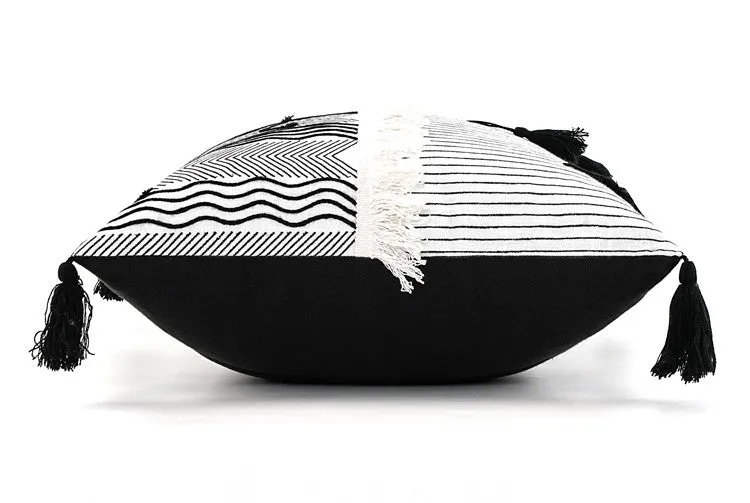 Decorative Throw Pillows for Bedroom, Large Throw Pillow for Interior Design, Ethnic Square Modern Throw Pillows for Couch, Contemporary Modern Sofa Pillows