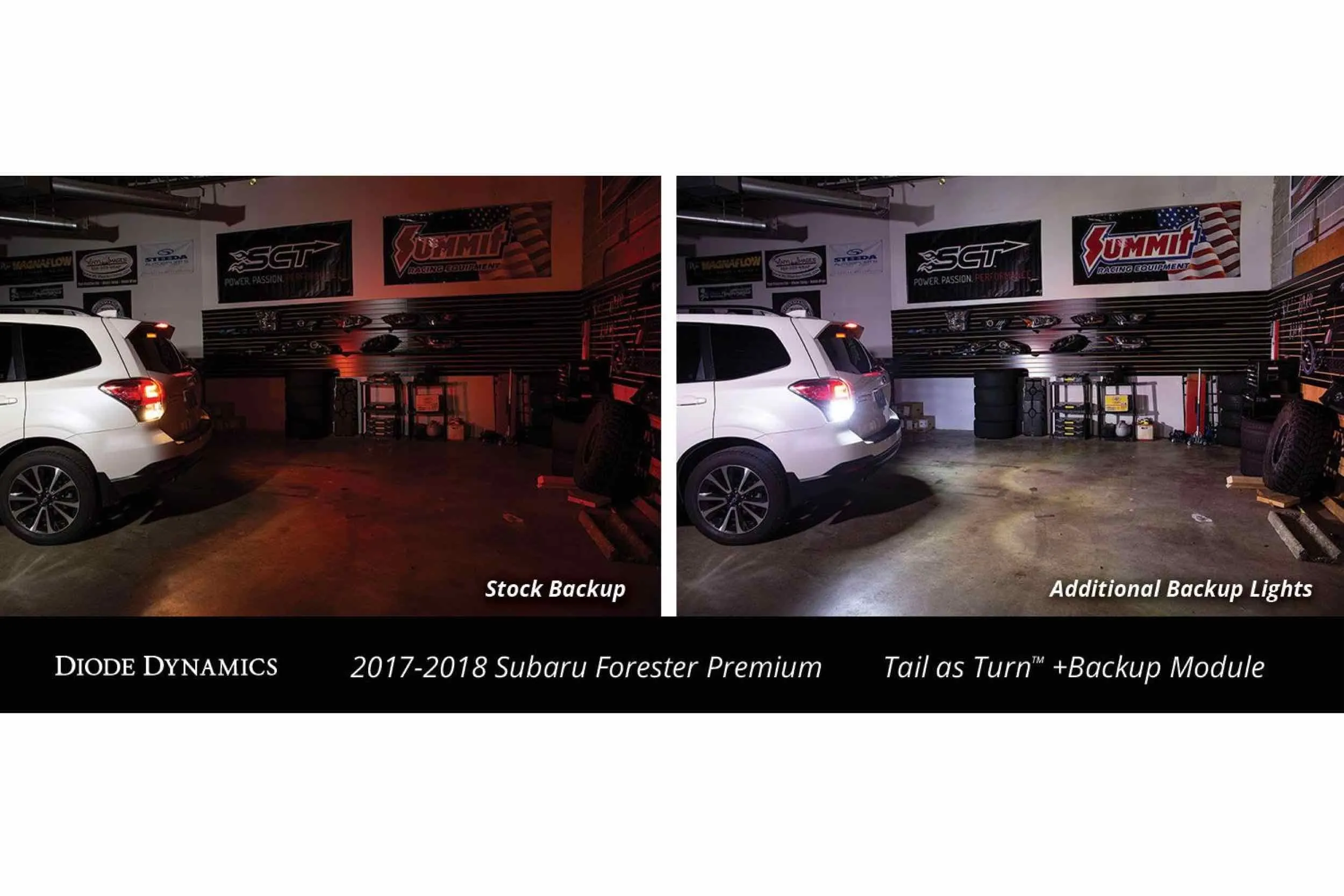 Diode Dynamics: Tail As Turn Conversion & Back-Up Module: Subaru Forester (2017)
