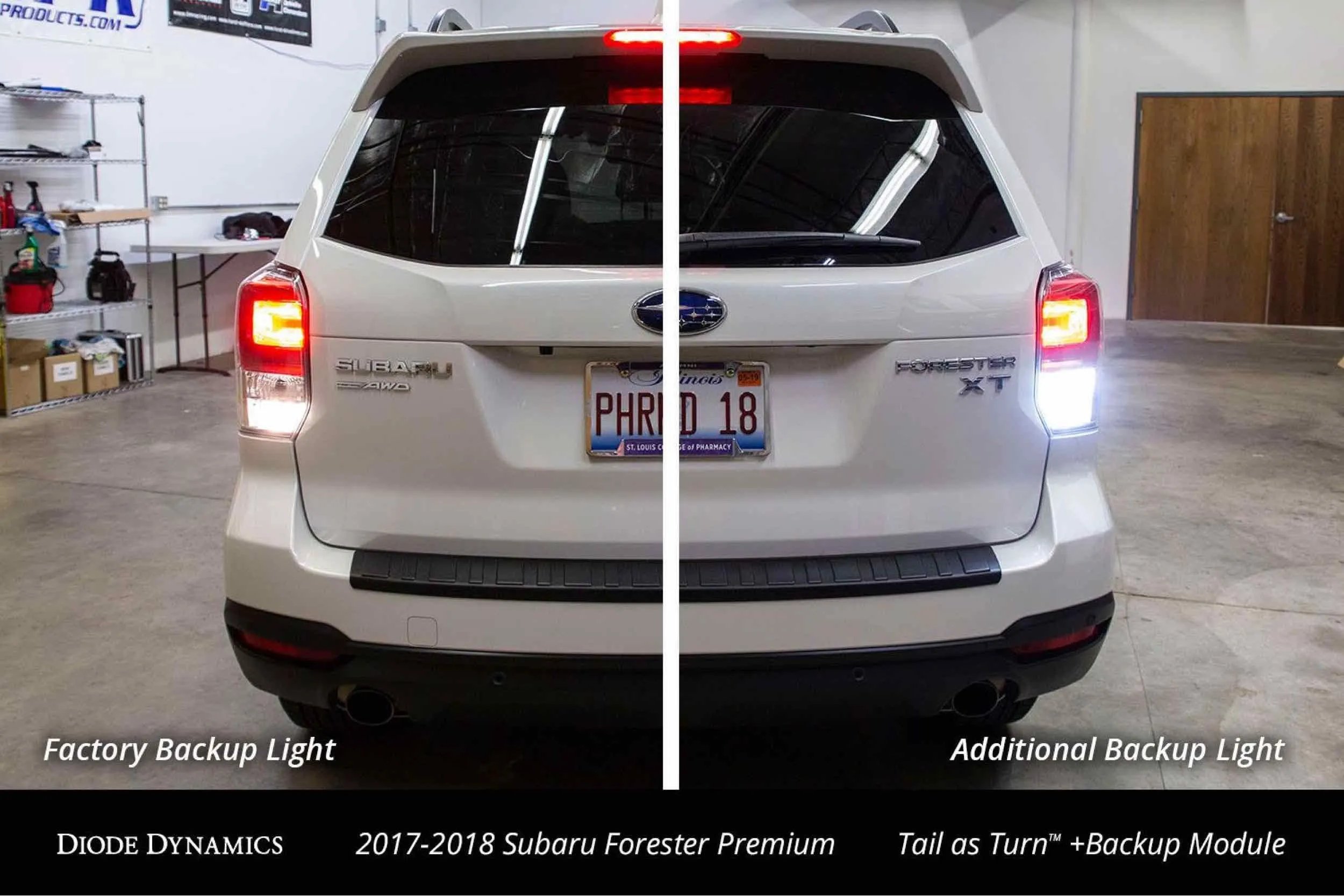 Diode Dynamics: Tail As Turn Conversion & Back-Up Module: Subaru Forester (2017)