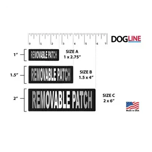 Dogline Removeable 3D Patches - Set of 2 "Do Not Pet"