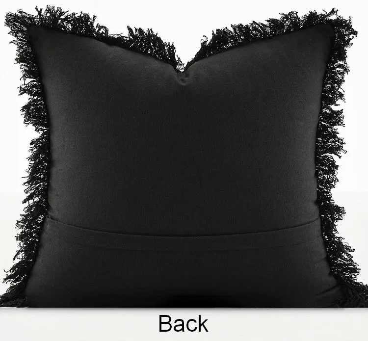 Ethnic Square Modern Throw Pillows for Couch, Contemporary Modern Sofa Pillows, Decorative Throw Pillows for Bedroom, Large Throw Pillow for Interior Design