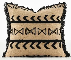 Ethnic Square Modern Throw Pillows for Couch, Contemporary Modern Sofa Pillows, Decorative Throw Pillows for Bedroom, Large Throw Pillow for Interior Design