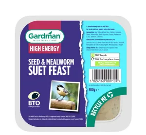 GM Seed & Insect Suet Feast Block