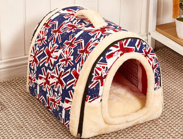 Hot!!! Dog House/Kennel/Nest With Foldable Mat