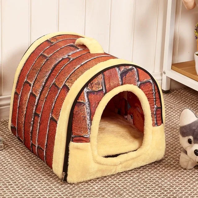 Hot!!! Dog House/Kennel/Nest With Foldable Mat