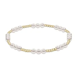 Joy Pattern Bracelet - Pearl