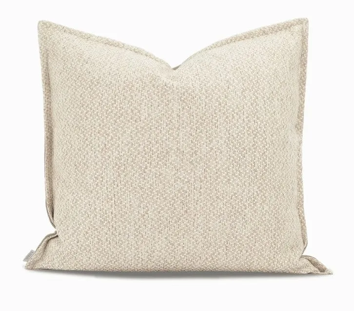 Large Square Modern Throw Pillows for Couch, Large Brown Throw Pillow for Interior Design, Contemporary Modern Sofa Pillows, Simple Decorative Throw Pillows