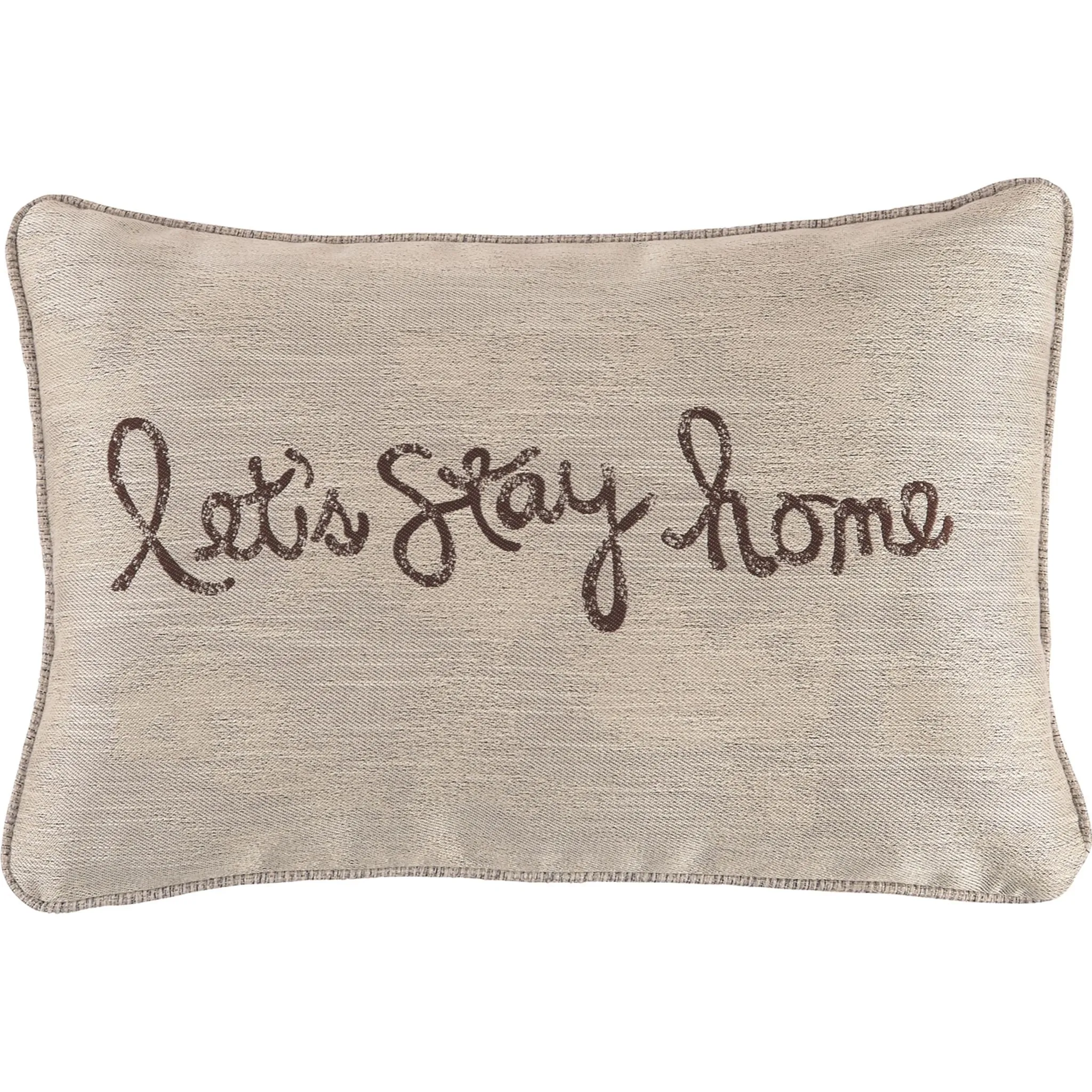 Lets Stay Home Accent Pillow
