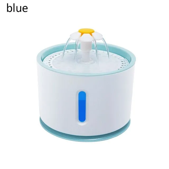 Light Up Hydration: LED Water Fountain for Cats!