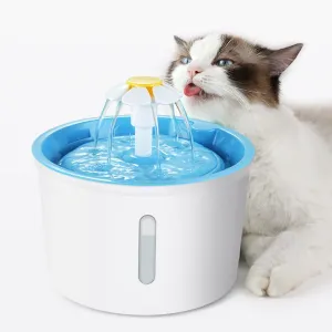 Light Up Hydration: LED Water Fountain for Cats!