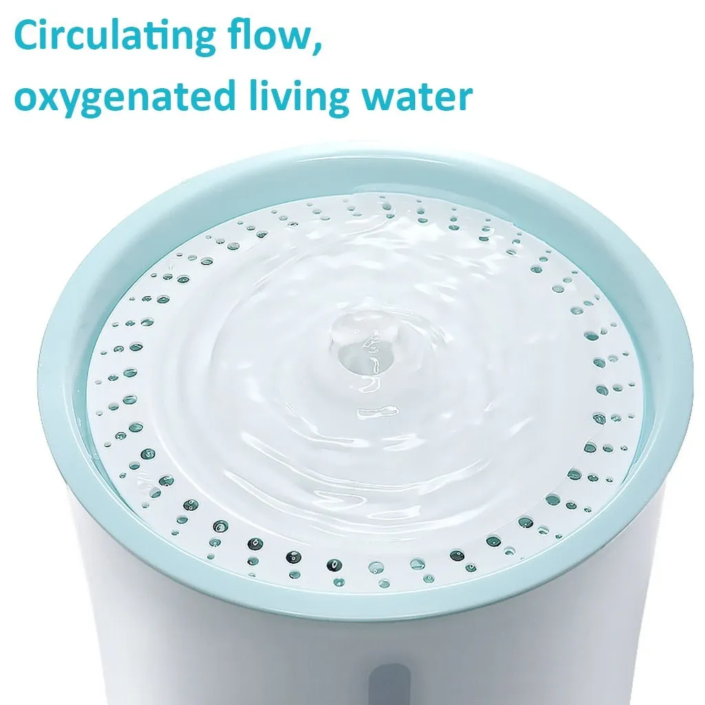 Light Up Hydration: LED Water Fountain for Cats!