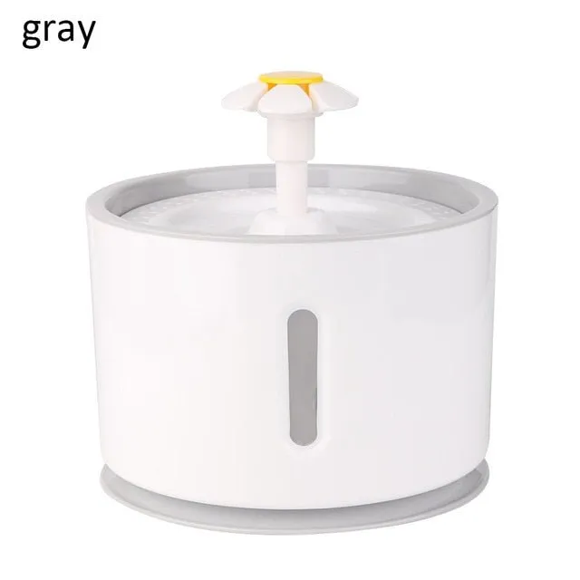 Light Up Hydration: LED Water Fountain for Cats!