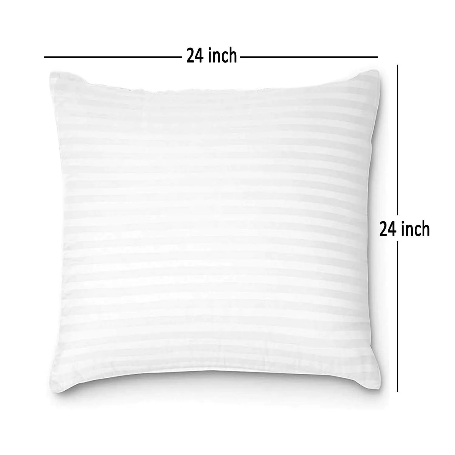 Livasto Polyester Cushion Filler, 24 x 24 Inch, Set of 2