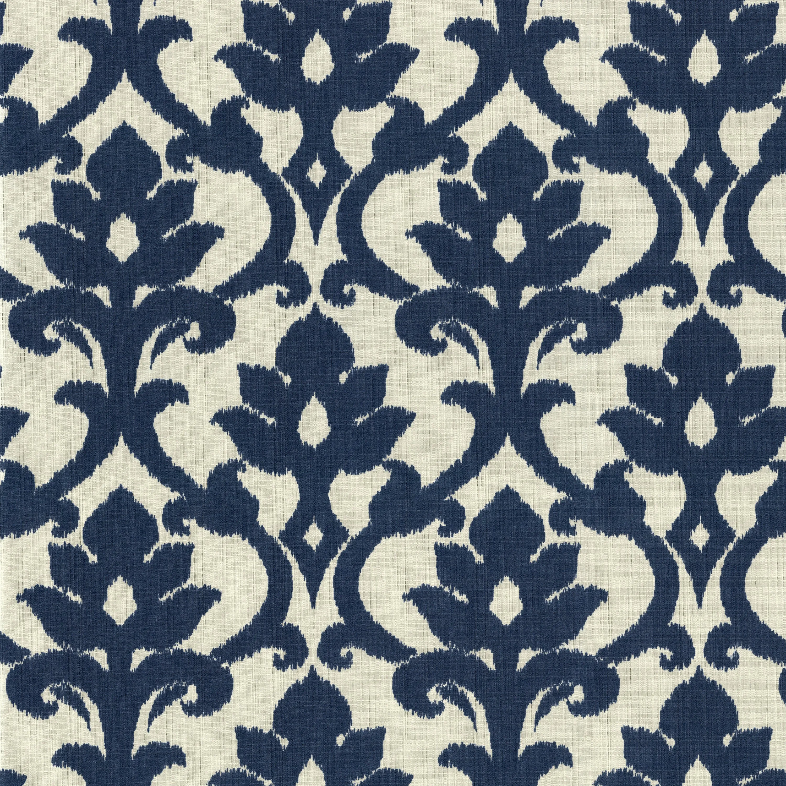 Outdoor/Indoor Basalto Navy Over-sized Rectangular Throw Pillow (Set of 2)